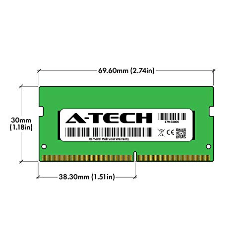 A-Tech 128GB Kit (4x32GB) DDR4 2933MHz PC4-23400 (PC4-2933Y) CL21 SODIMM 2Rx8 1.2V Non-ECC SO-DIMM 260-Pin Laptop, Notebook Computer RAM Memory Upgrade Modules