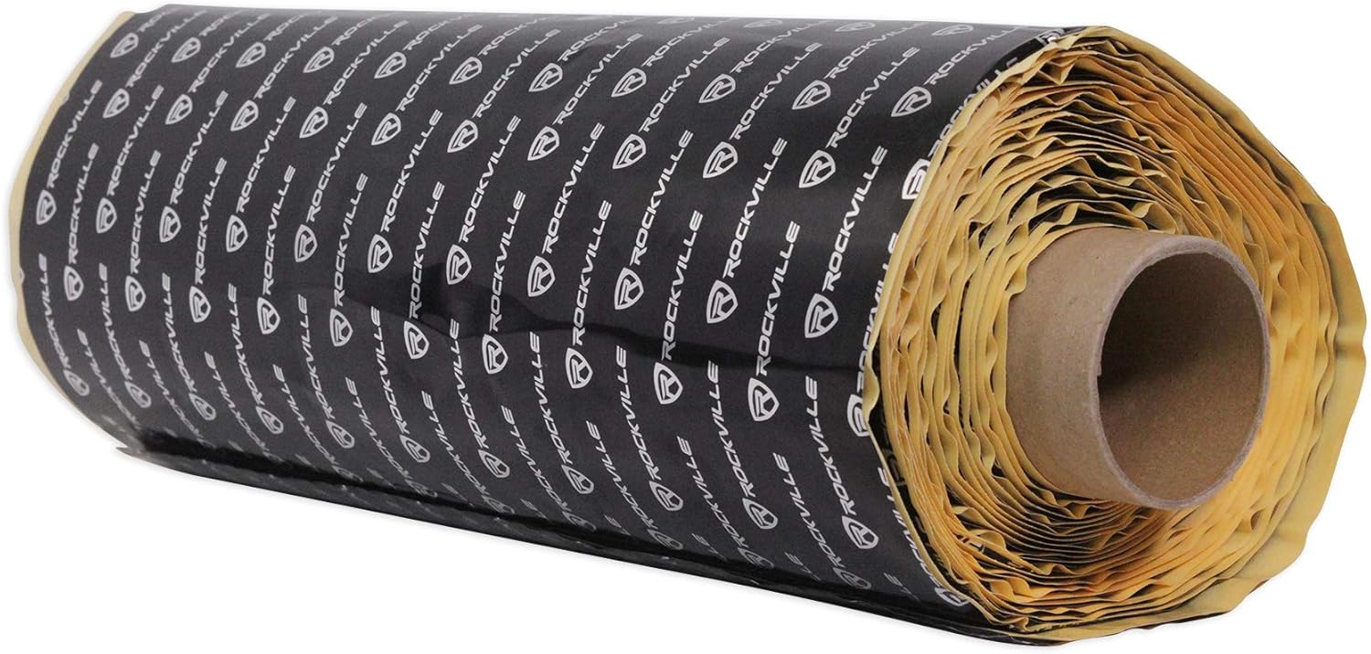 Rockmat 50 SqFt Butyl Rubber Sound Deadener Material Bulk Car Kit (RM50RT-B)