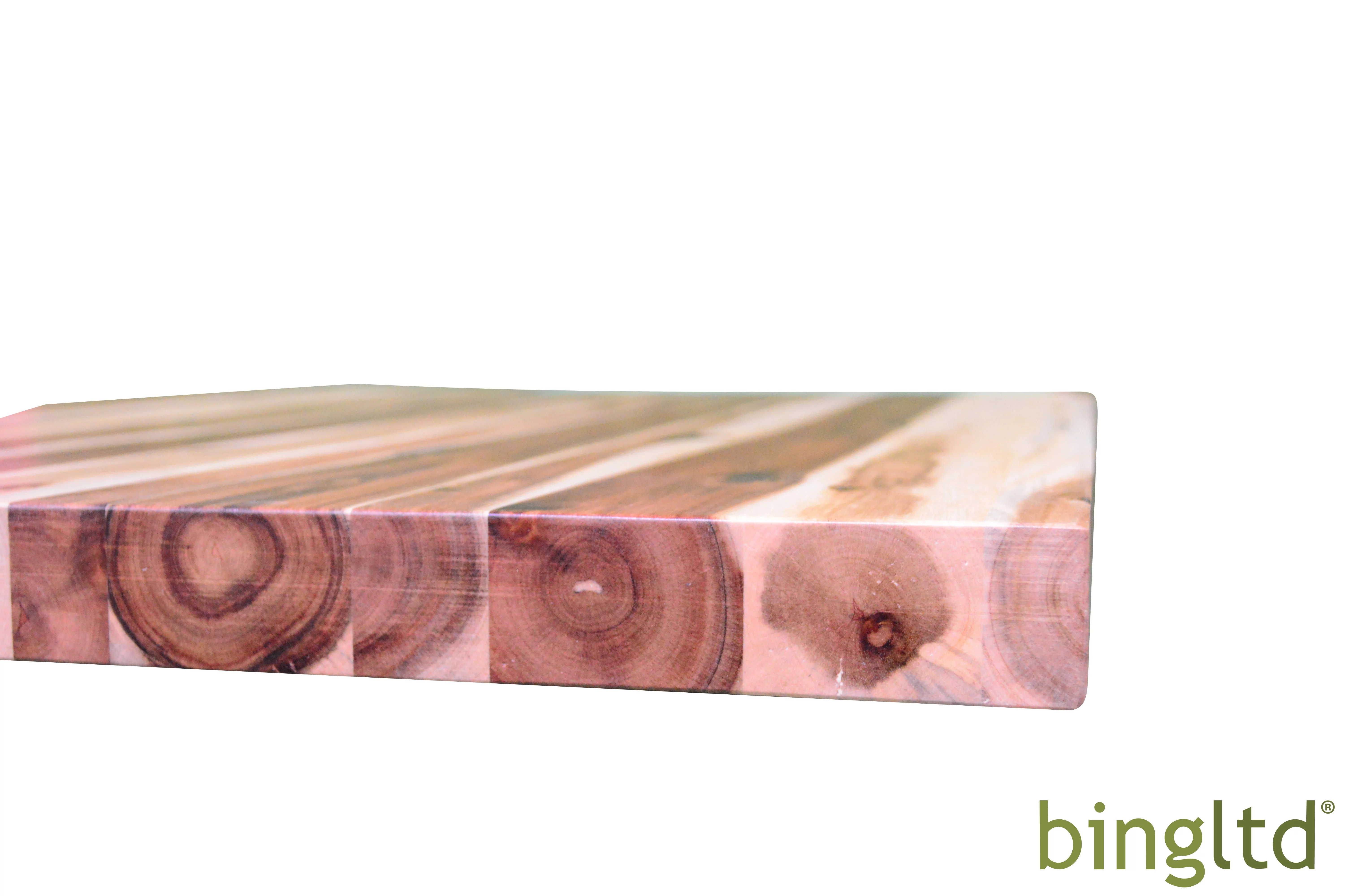 BingLTD - 30" L x 24" Rectangular Acacia Butcher Block Standard Countertop with Edge Grain (CT3024-AC-CC)