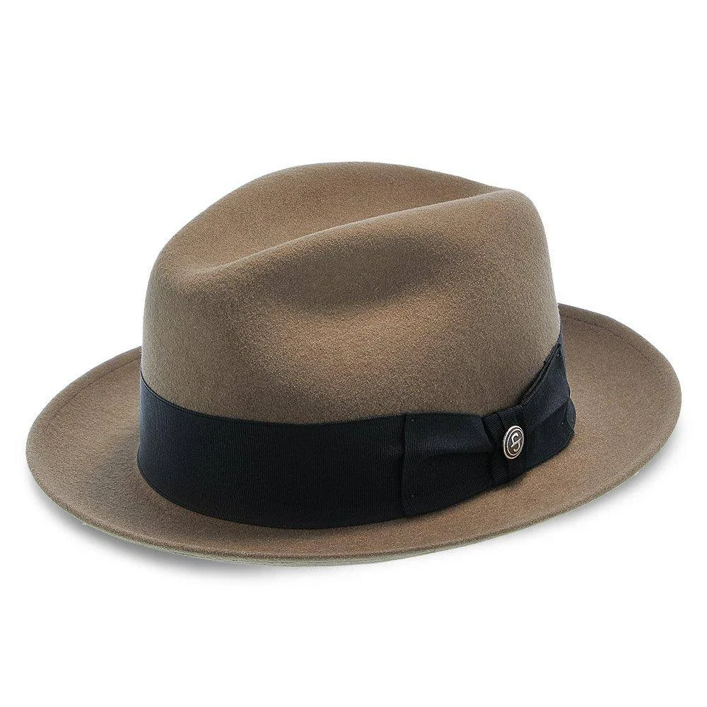 Stetson Frederick Wool Fedora - Black