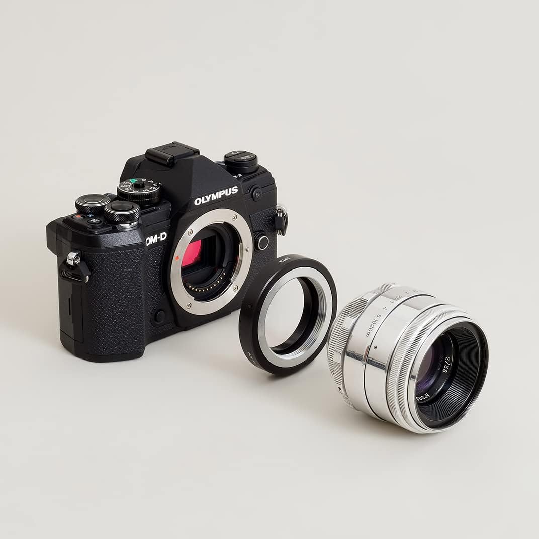 Urth Lens Mount Adapter: Compatible with Olympus OM Lens to Micro Four Thirds (M4/3) Camera Body