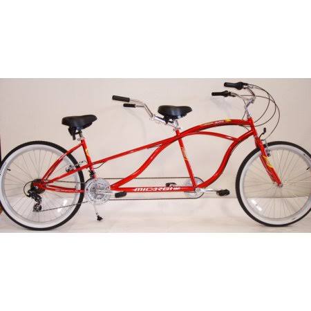Micargi Island 18 Speed Tandem Bike, Blue - 26 Beach Cruiser Style