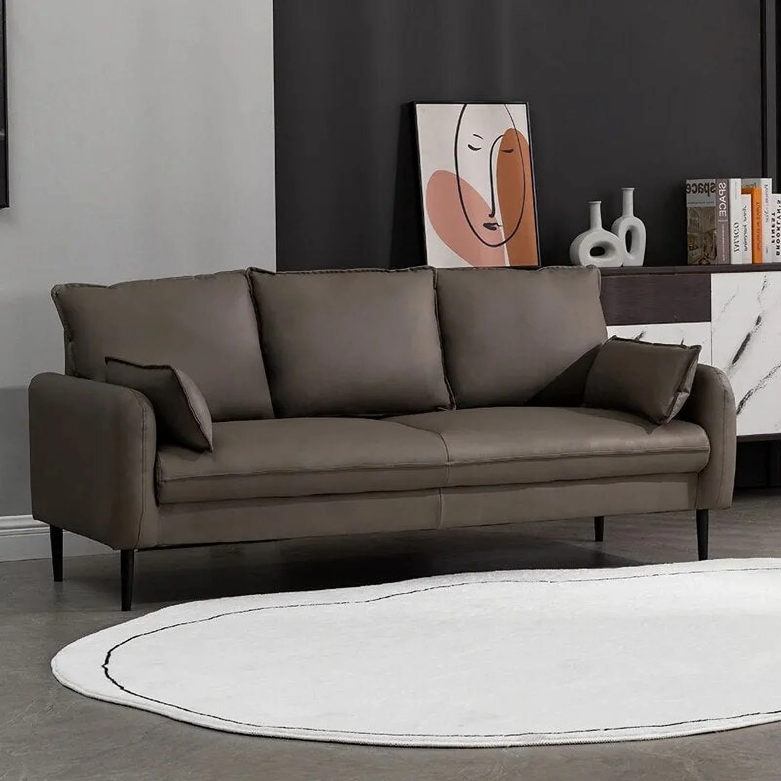 Nordic Chairs Sofa Couch Lounge Bedroom Sofa Lazy Modern Sofas Modernos Para Sala Furniture Living Room Sofa Set LQQ30XP