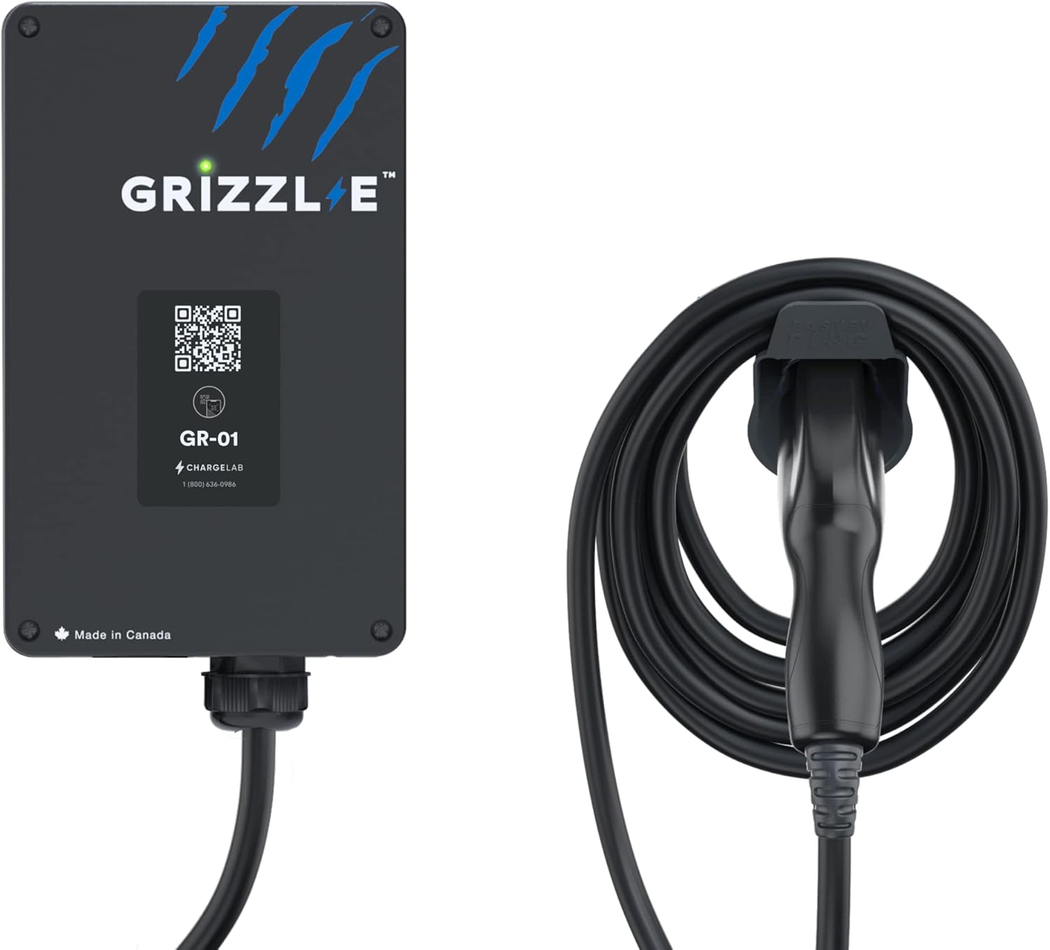 Grizzl-E Level 2 Commercial EV Charging Solution, 16/24/32/40 Amp, NEMA 14-50 Plug, 24 feet Premium Cable, Commercial Bundle