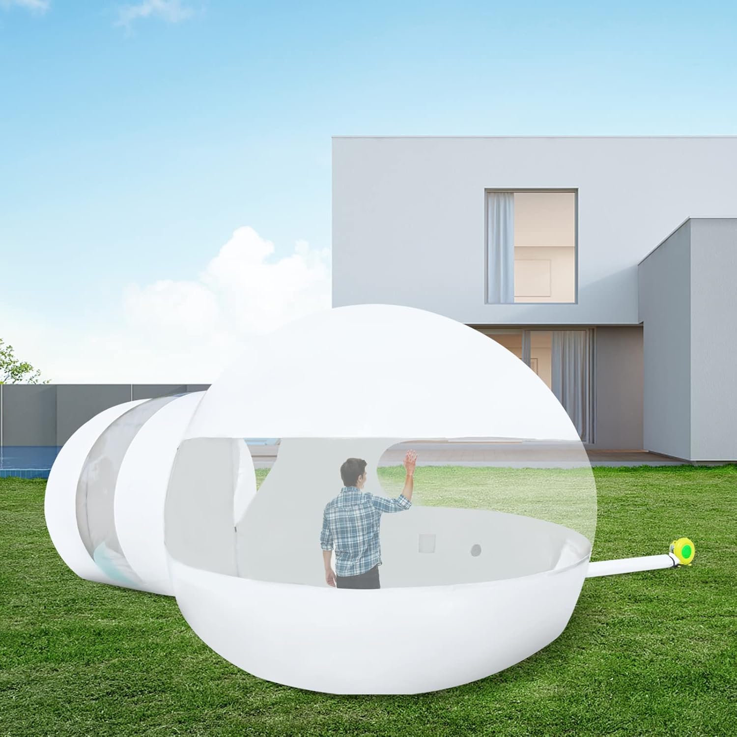 9.8ft Inflatable Bubble Tent,Commercial Grade Outdoor Bubble Tent,Camping Hiking Dome House Tent for Outdoor Backyard