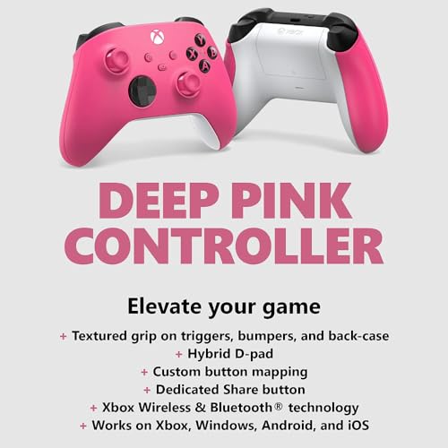 Microsoft QAU-00157 Xbox Wireless Gaming Dual Controller Bundle (Ghost Cipher Special Edition) for Xbox Series X|S, Xbox One, Windows PC, Android and iOS