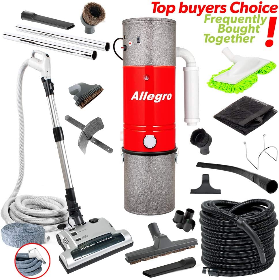 Allegro Central Vacuum 3-Inlet Installation Kit & 80 feet of Pipe All in a Box