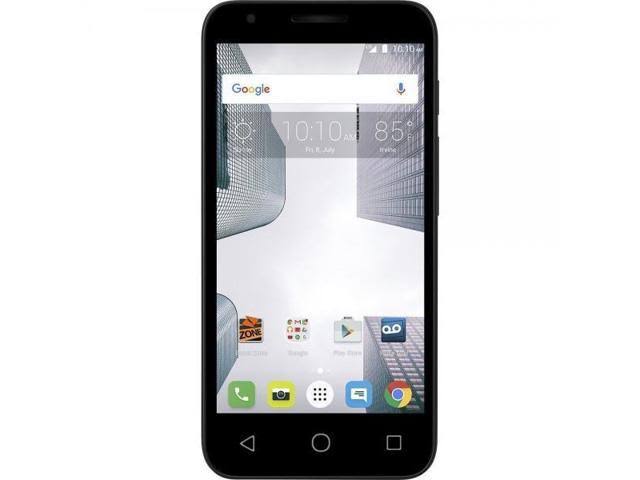 Virgin Mobile Alcatel Dawn Prepaid Smartphone, Black