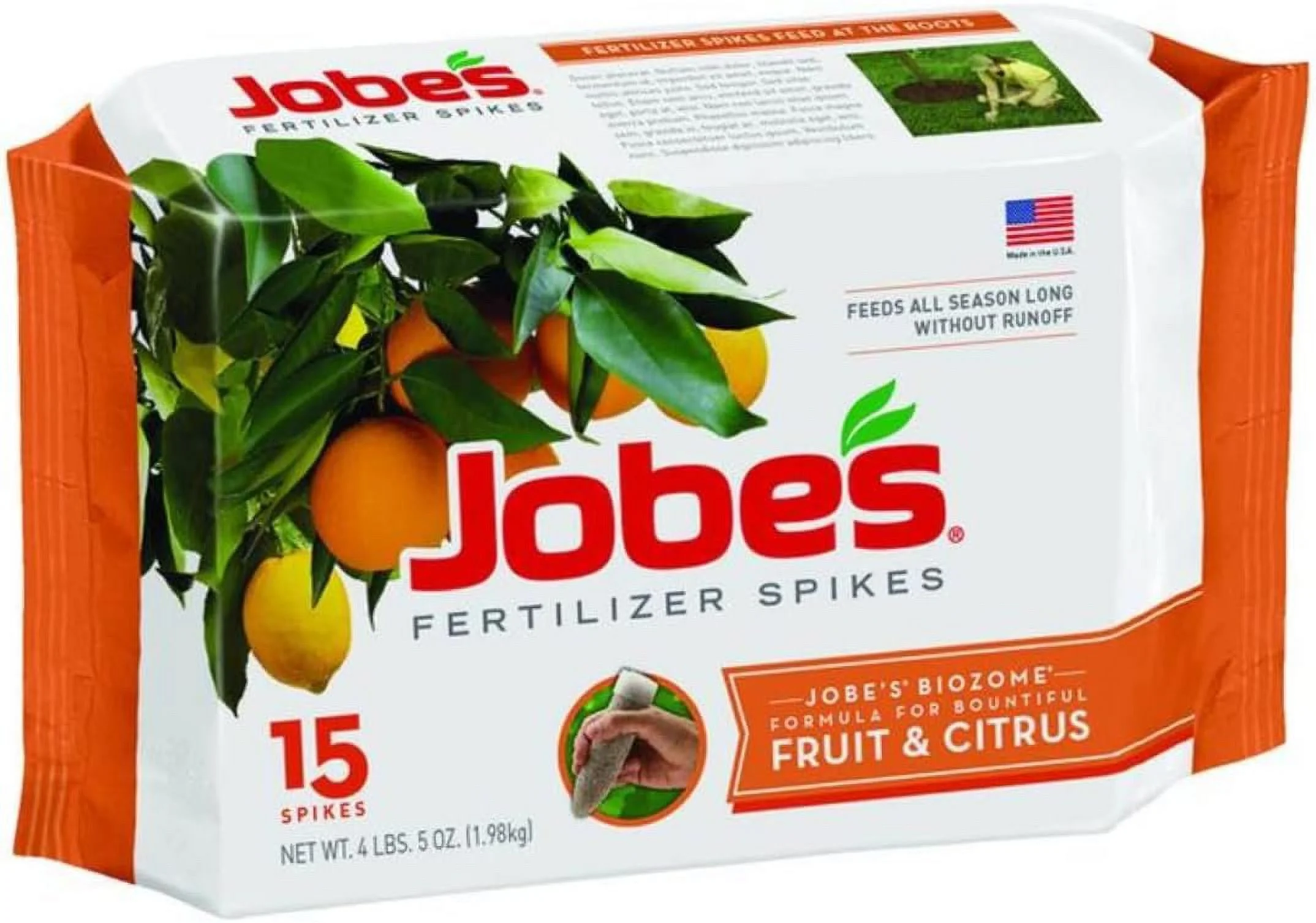 Jobe's 100046754 1612 Fertilizer Spike, 15, Brown3-Pack