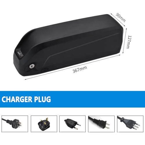 36V Ebike Battery 48V E-Bike Li-Ion Battery Electric Bike Batteries Pack for 650W-1000W Motor with Charger and USB Port