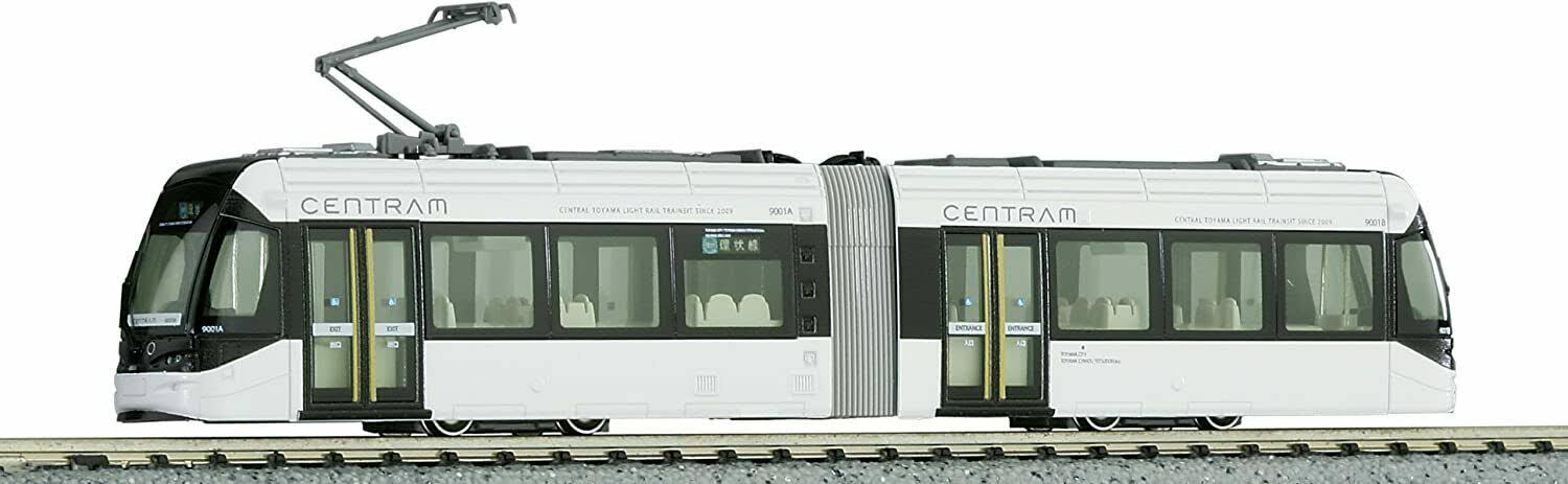 Kato 14-802-1 Toyama CENTRAM Tram 9001 LRT Light Rail Transit White N Scale