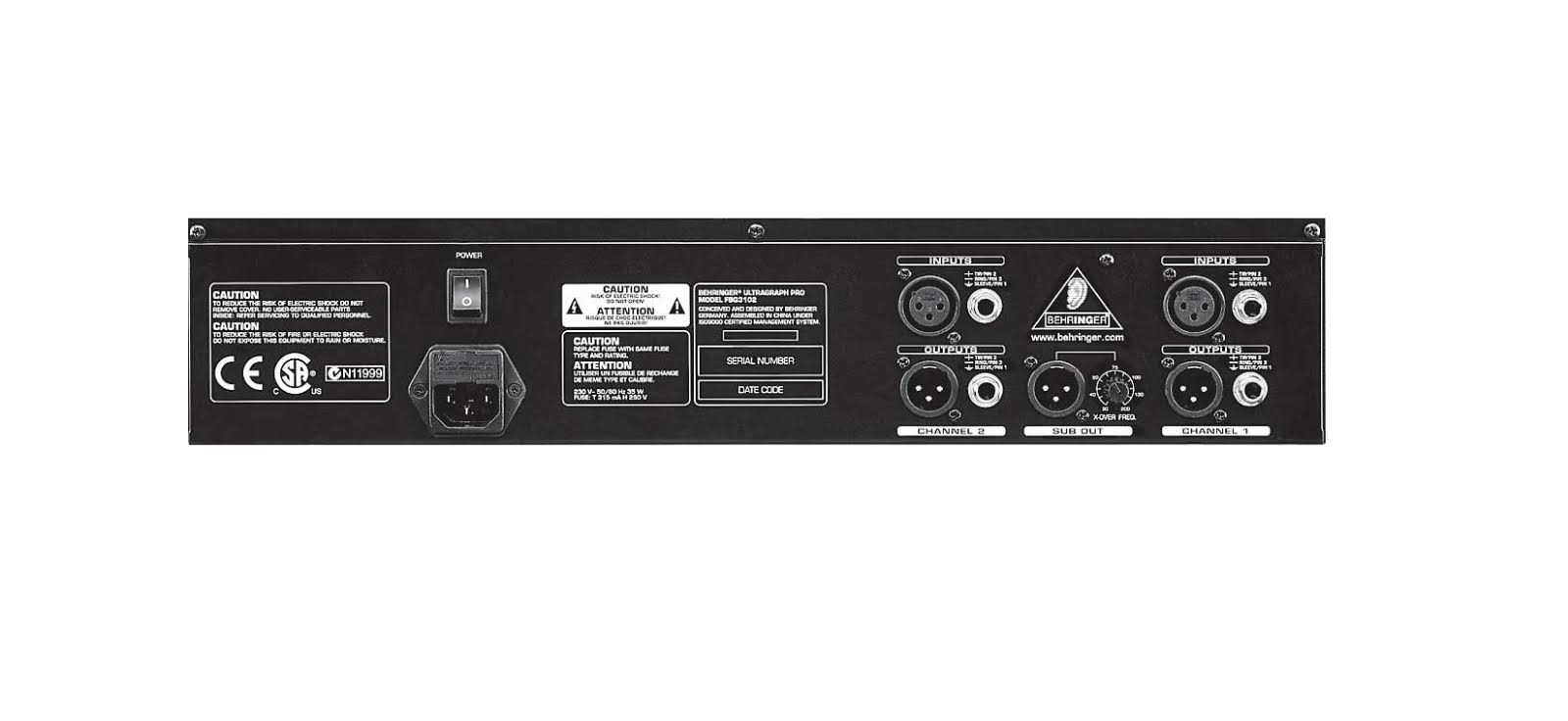 Behringer FBQ3102 Ultragraph Pro 31-Band Stereo Graphic Equalizer with FBQ