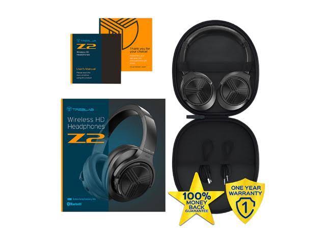 Treblab Z2 Bluetooth 5.0 Noise-Cancelling Headphones
