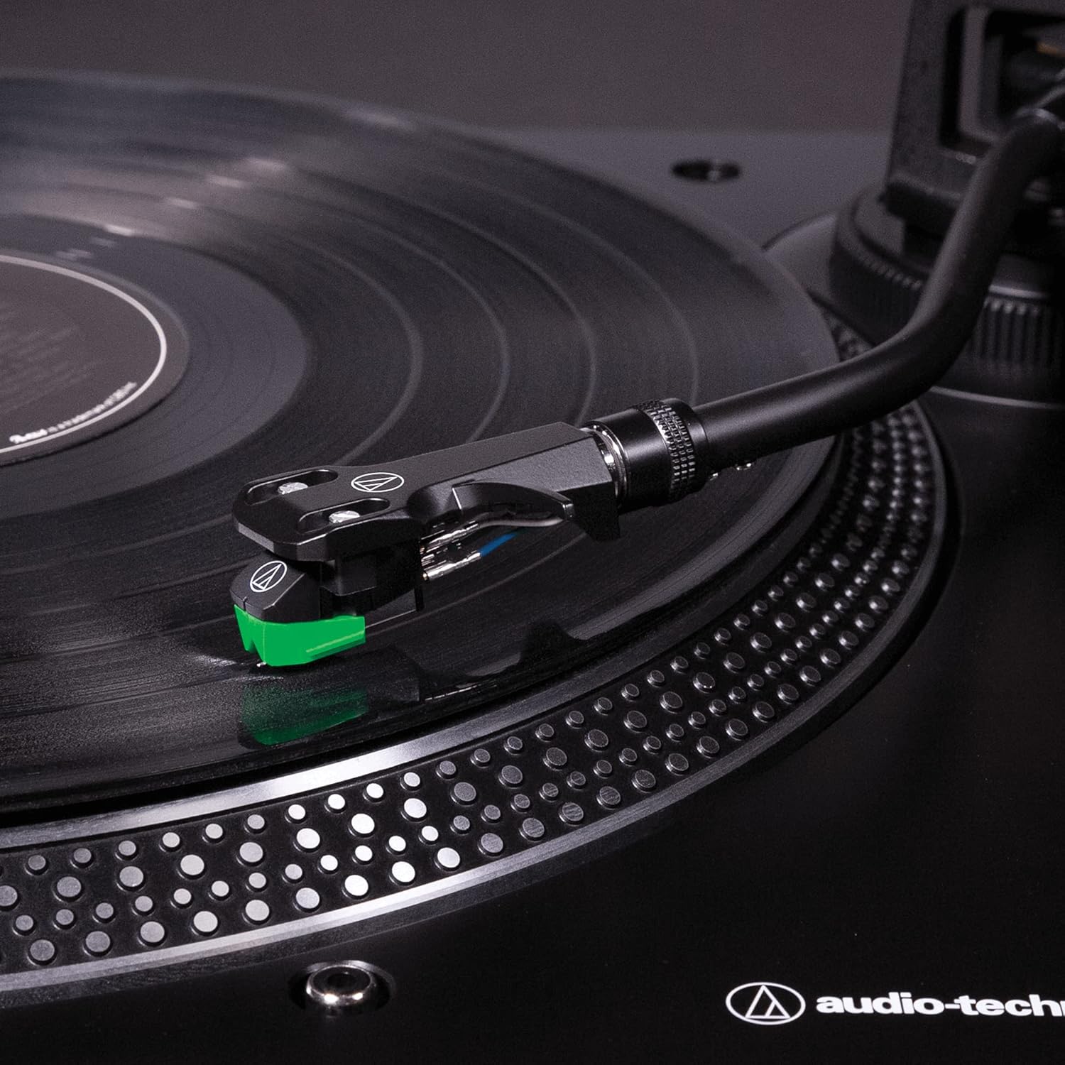 Audio-Technica AT-LP120XUSB-BK Direct-Drive Turntable (Analog & USB), Fully Manual, Hi-Fi, 3 Speed, Convert Vinyl to Digital, Anti-Skate and Variable Pitch Control Black