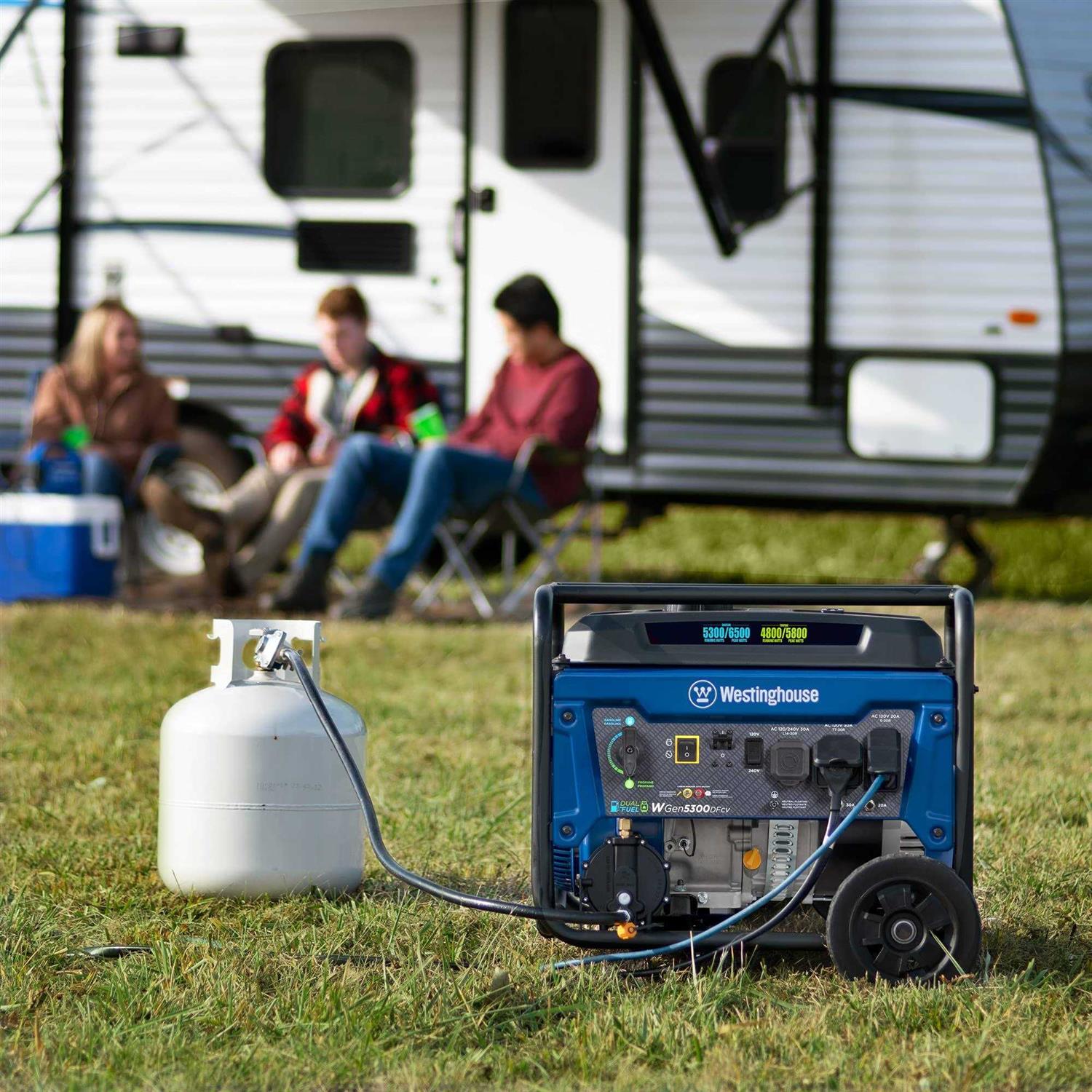 Westinghouse 6500 Watt Home Backup Dual Fuel Portable Generator with CO Sensor - Shop Hardware Tools Online Store