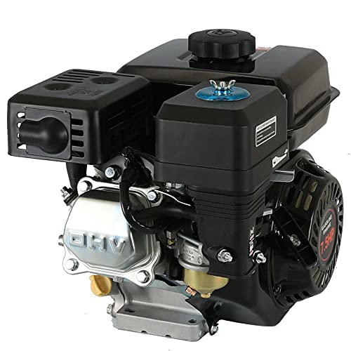 GX160 6.5HP 160cc / 7.5HP 210cc 4 Stroke Gas Engine OHV Air Cooled Pull Start Motor Air Cooled Single Cylinder Gas Engine 3600rpm for Generator Pressure Washer Go-Kart (6.5HP 160cc)