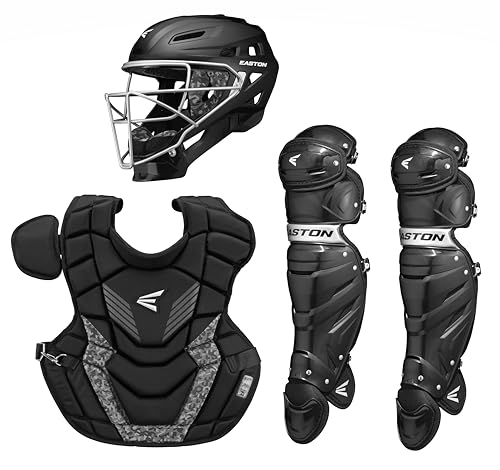 Easton | GAMETIME 2.0 Baseball Catcher's Equipment | Box Set | NOCSAE Approved | Youth/Intermediate/Adult | Multiple Colors