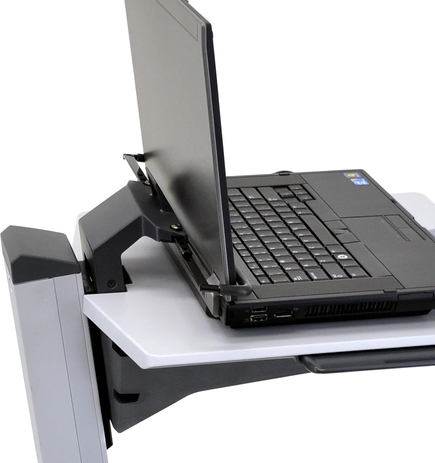 Ergotron – Neo-Flex Rolling Laptop Cart, Mobile Standing Desk Workstation – Laptop, Grey