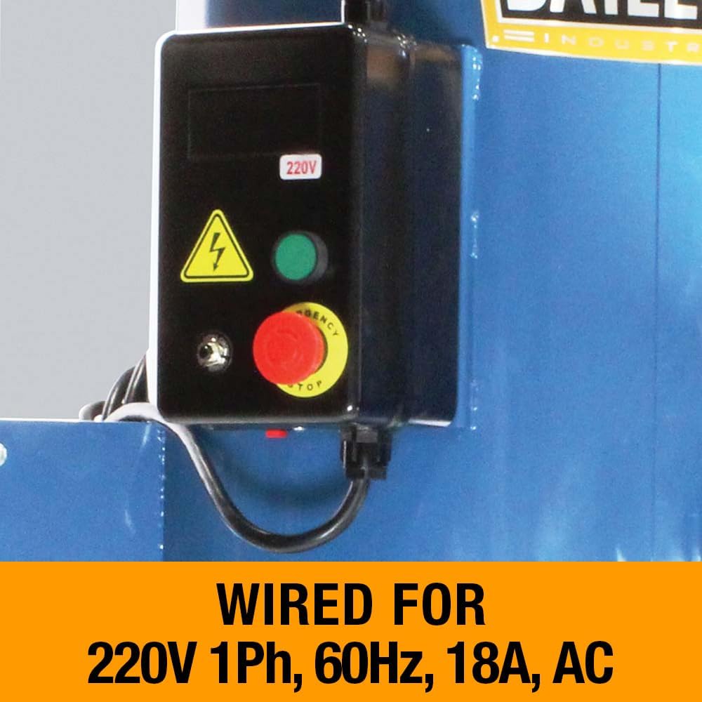Baileigh Cyclone Dust Collector, 1 Micron, 2111 CFM, 3 HP, 1Ph 220V (Model DC-2100C)