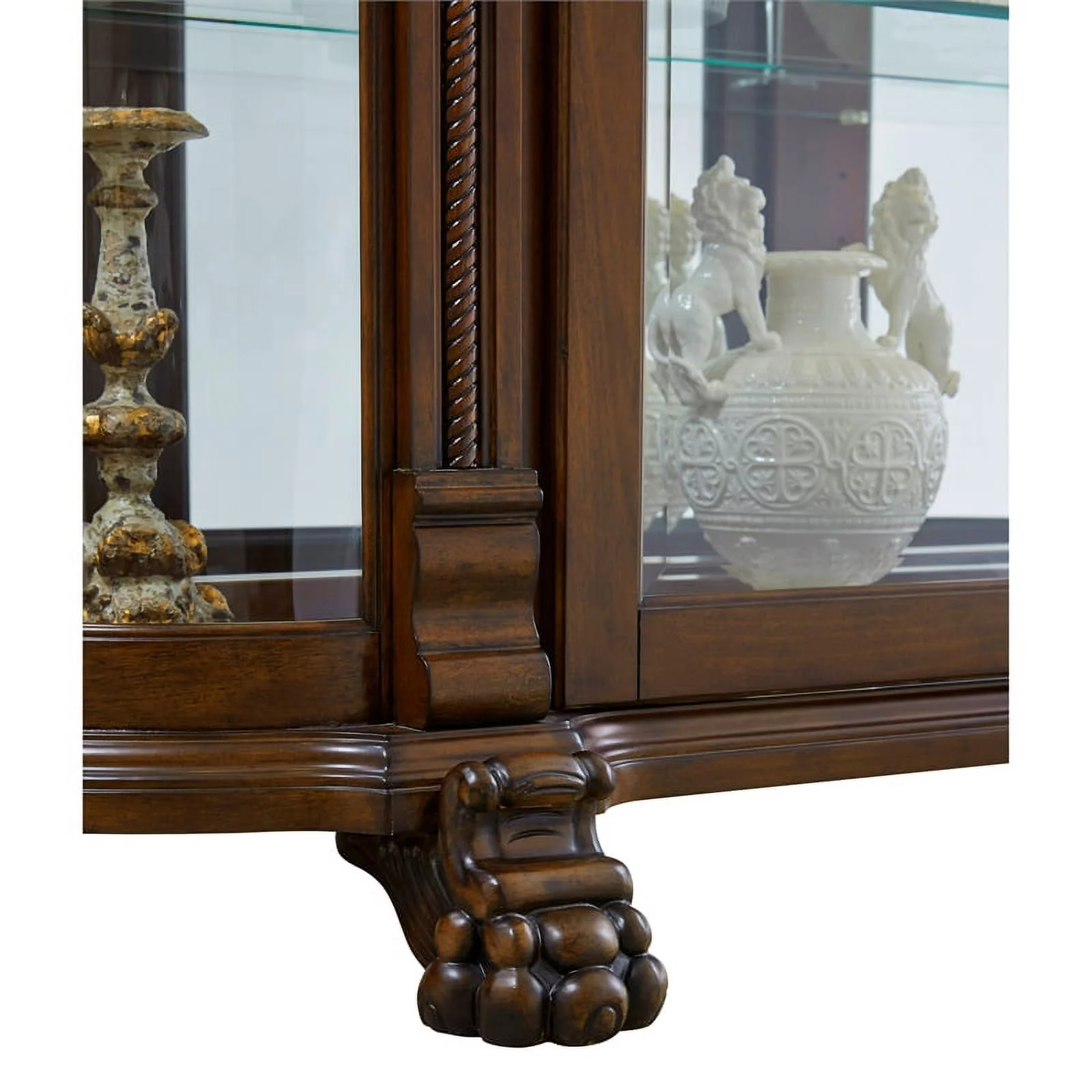 Pulaski Foxcroft Curved End Curio Cabinet