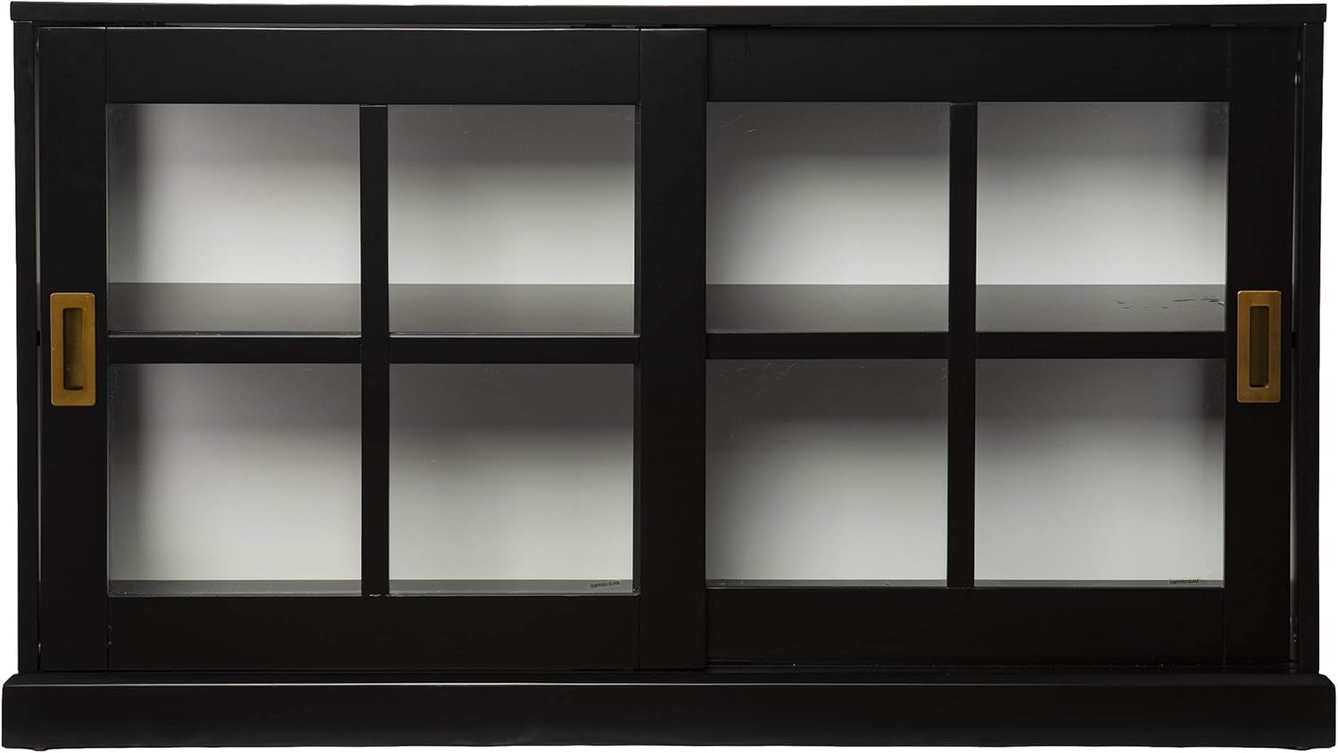 SEI Furniture Byward Curio Cabinet, Black