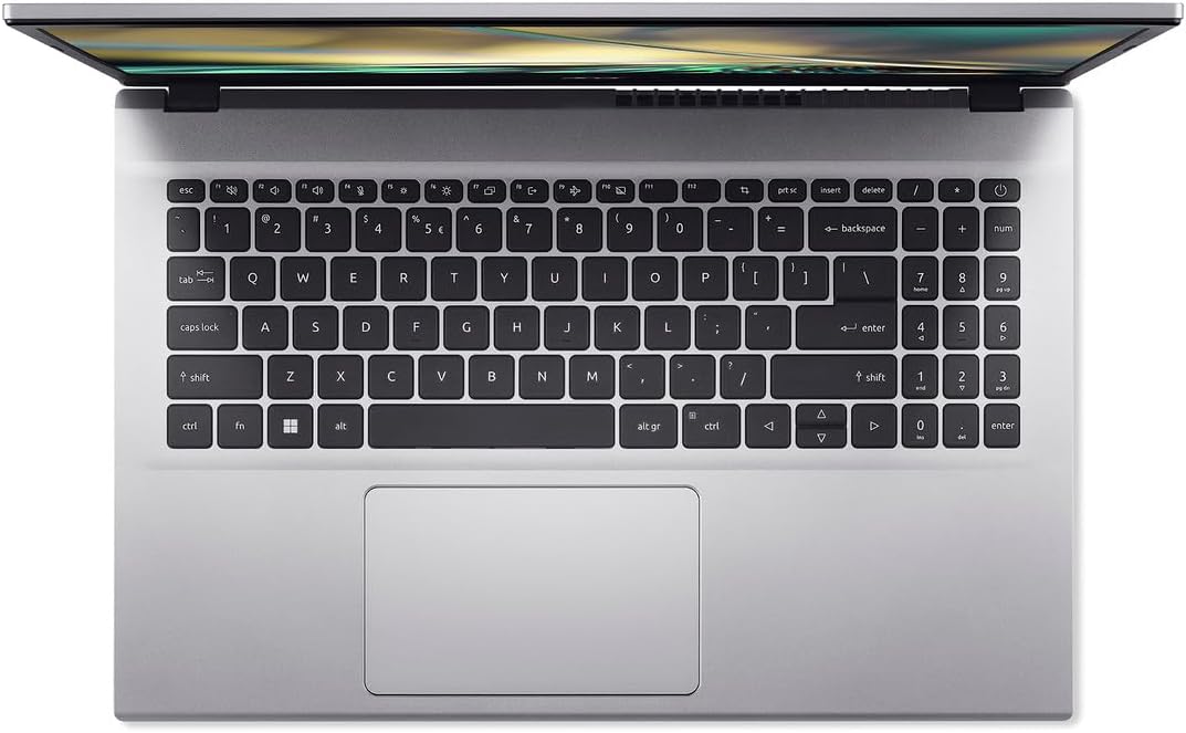 acer Aspire 3 Slim Laptop | 15.6" Full HD Display | Core i5 1235U Processor | Iris Xe Graphics | 8GB DDR4 | 256GB NVMe SSD | Windows 11 Home | A315 59 53ER | Silver