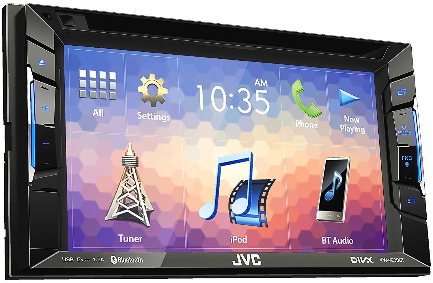 JVC KW-V230BT In-dash DVD Receiver - 6.2x22 Touch Display