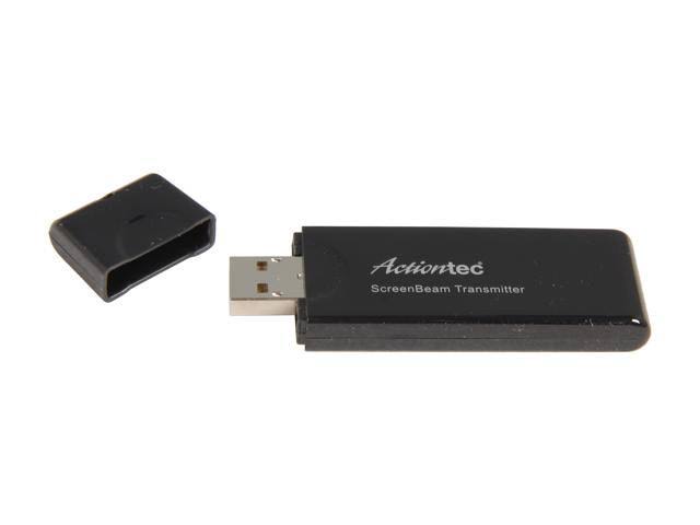 Actiontec ScreenBeam Kit Wireless Display Receiver u0026 Transmitter for Non-WiDi Laptops/Miracast Devices - Wireless A/V Extend