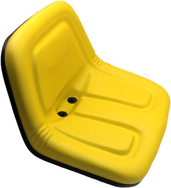 RAParts TY15863 New Yellow High Back Seat Fits John Deere Riding Mower Models 160+