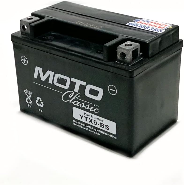 Moto Classic YTX20CH Maintenance Free Sealed AGM 270CCA Battery