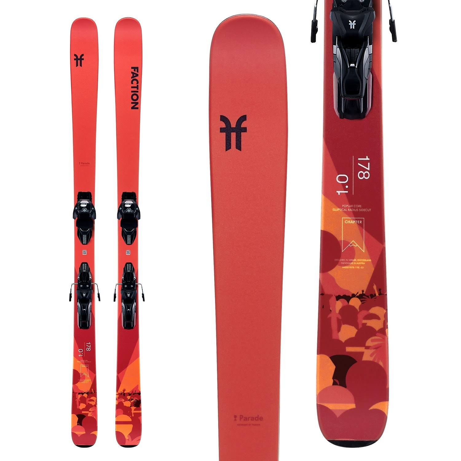 Faction Chapter 1.0 Skis + Warden MNC 11 Bindings 2020 - 186