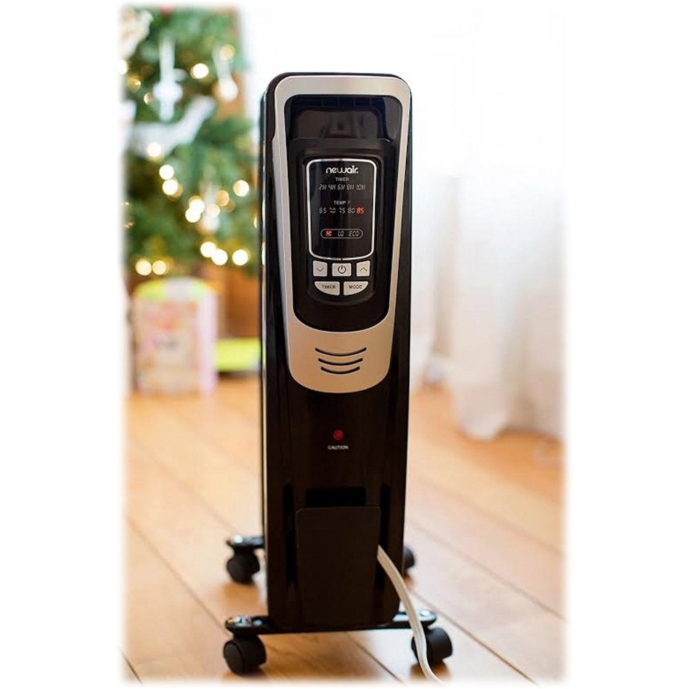 Electric Oil Radiator Heater - Black