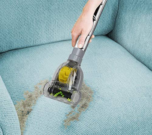 Ovente Bagless Canister Cyclonic Vacuum with HEPA Filter, Comes with pet/sofa