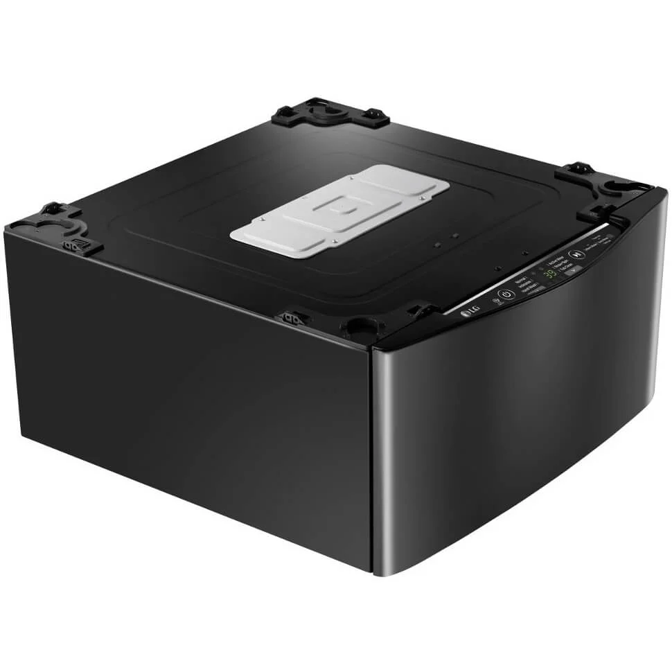 LG WD100CK 1.0 Cu. Ft. Black Stainless SideKick Pedestal Washer