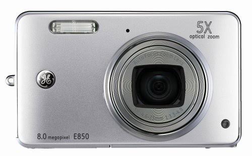 GE E850 - Digital camera - compact - 8.0 MP - 5x optical zoom - silver