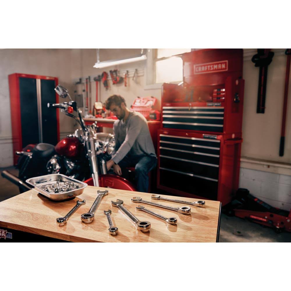 Craftsman SAE Reversible Ratcheting Wrench Set - 7 PC
