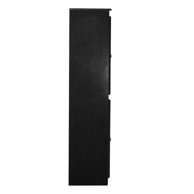 Concepts in Wood Storage Cabinet, 72 inch with 5 Shelves (Espresso), Brown