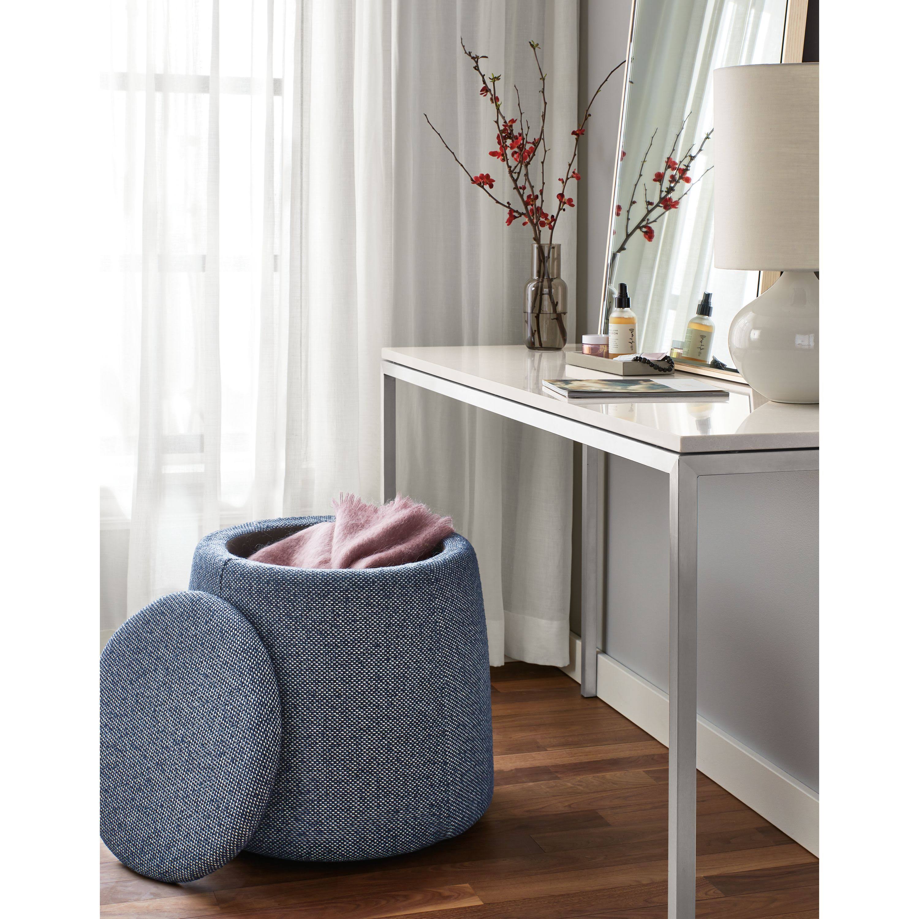 Room u0026 Board | Modern Parsons Console Table w/ Leg 18d 36W 29h 1.5x22 in White | White Oak Top w/ Taupe Base