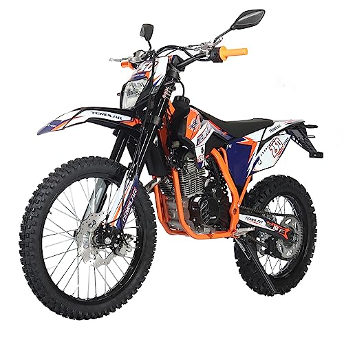 X-PRO Templar Dirt Bike with 5-Speed Manual Transmission 21"/18" Wheels | 250cc, All Lights, Electric/Kick Start, Zongshen Brand Engine