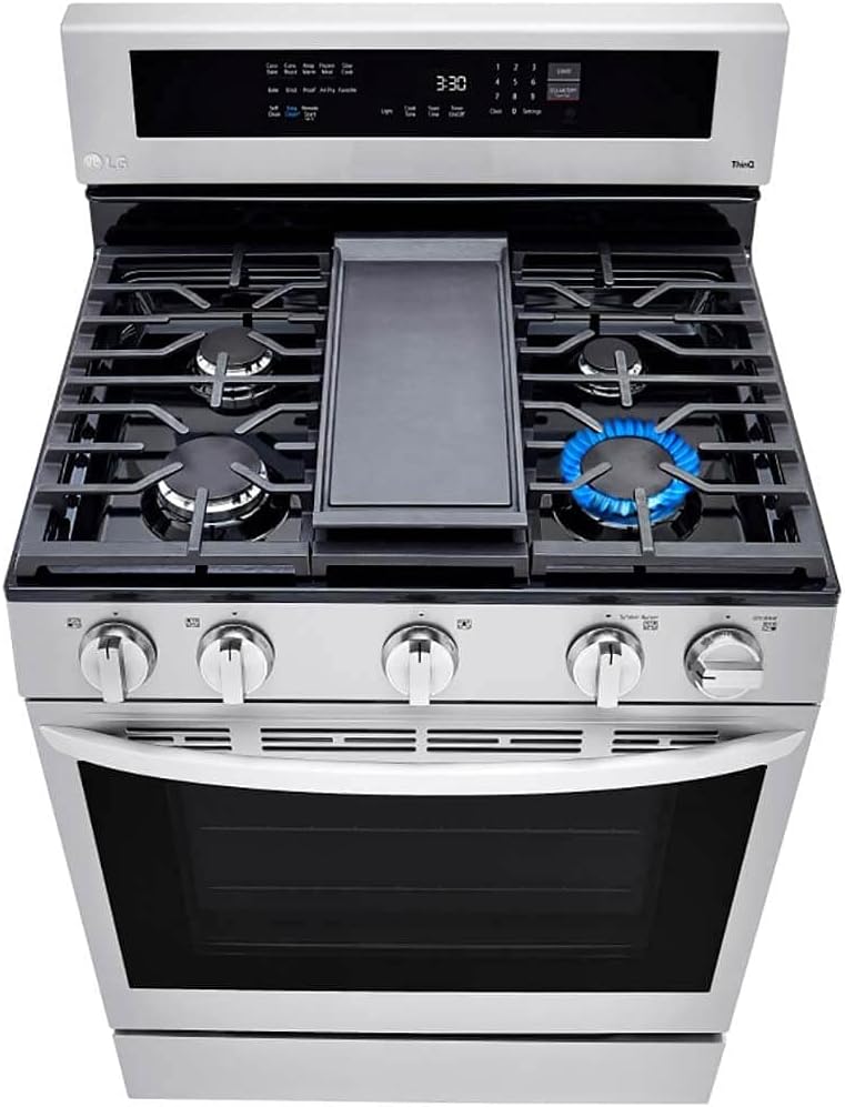 LG LRGL5825F 5.8 Cu. Ft. Stainless Steel Gas Range with Air Fry