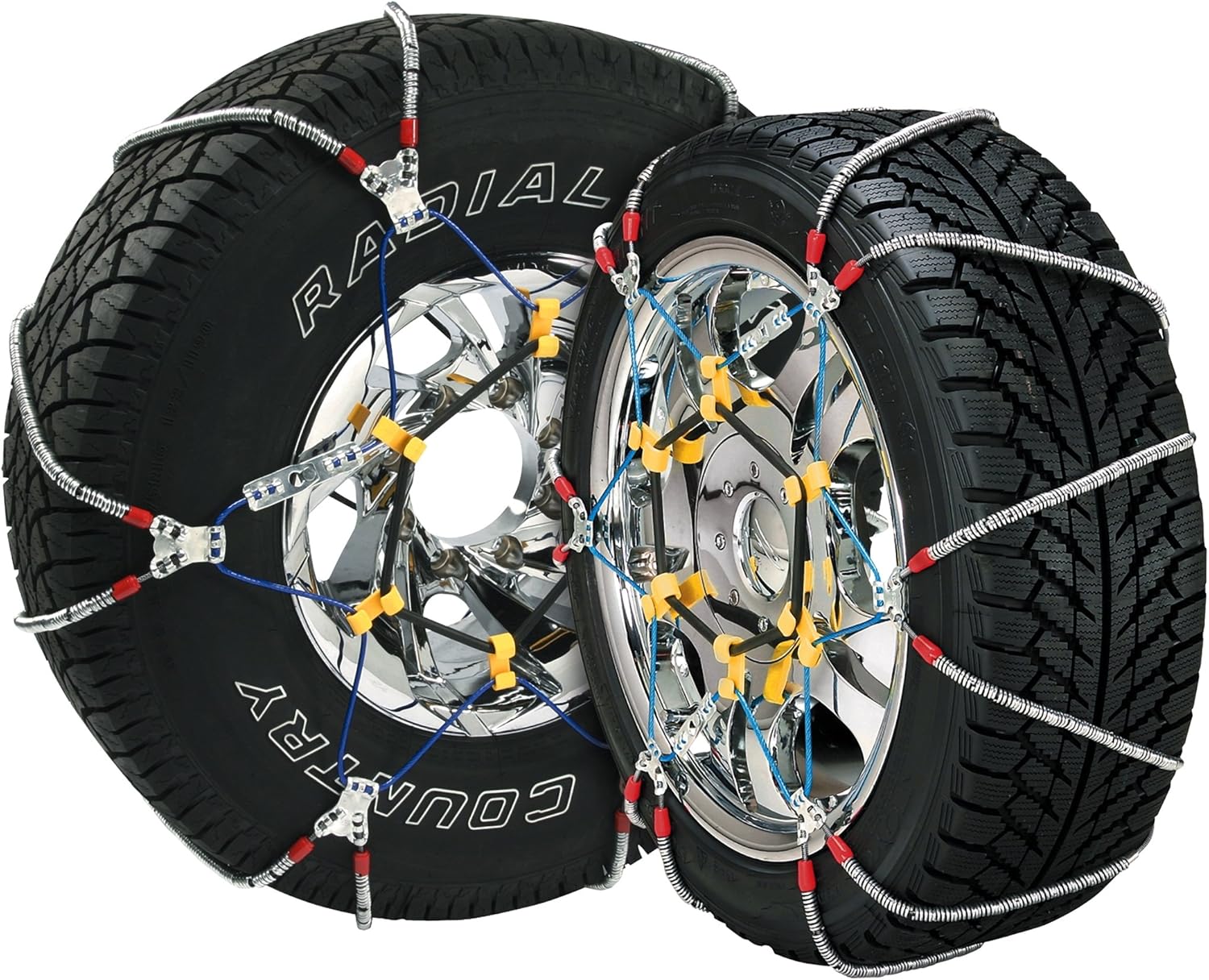 Security Chain Company SZ429 Super Z6 Cable Tire Chain for Passenger Cars, Pickups, and SUVs - Set of 2