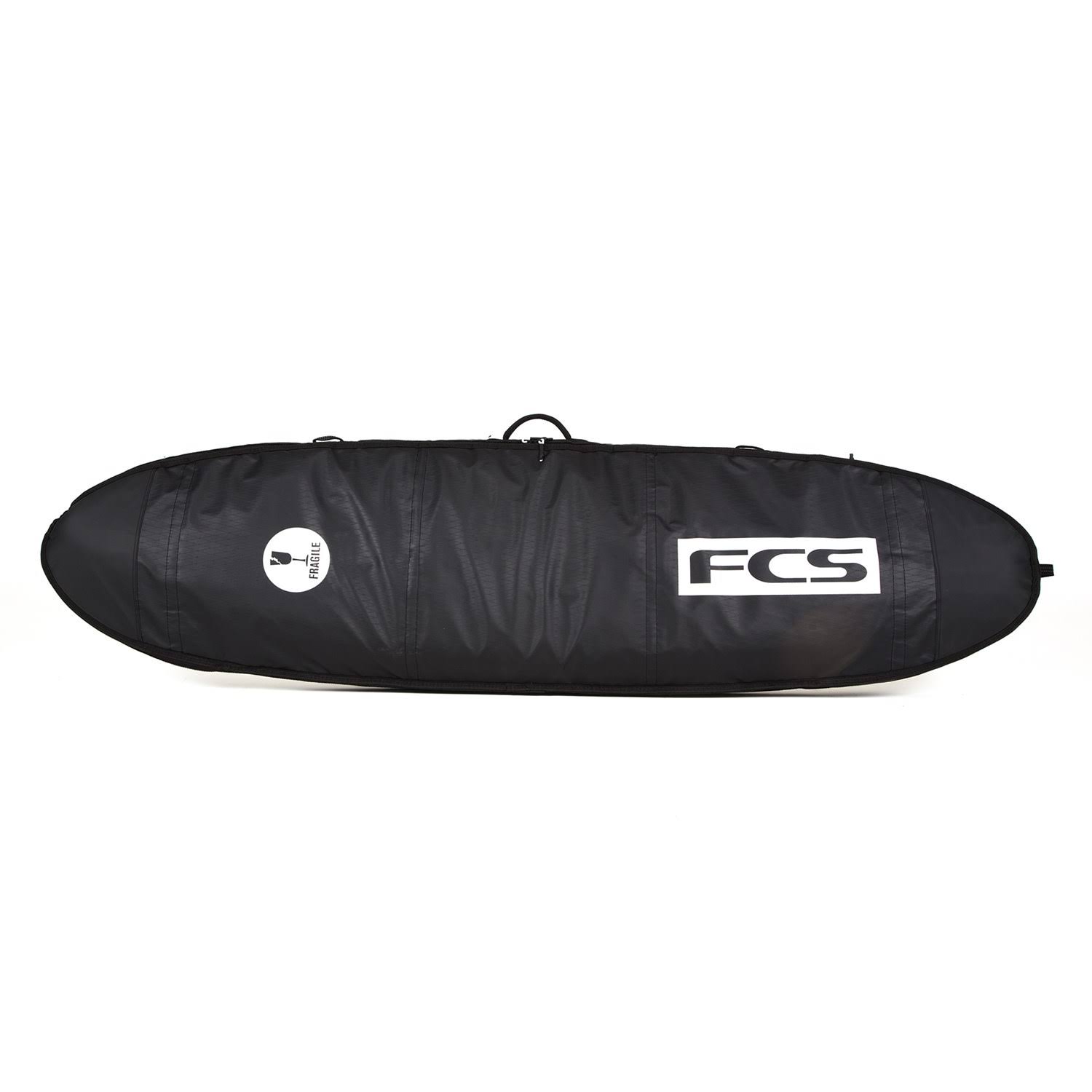 FCS Travel 1 Longboard Surfboard Bag Black/Grey, 9ft 6in