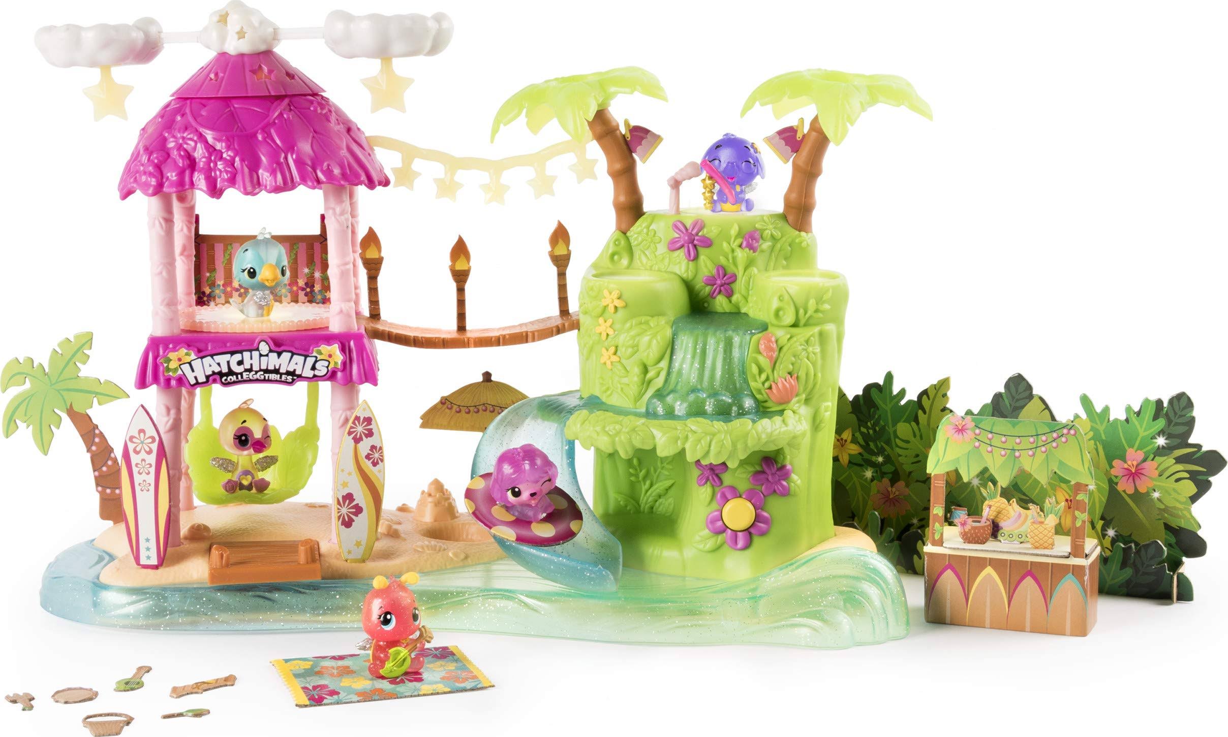 Hatchimals CollEGGtibles Tropical Party Playset with 2 Exclusive