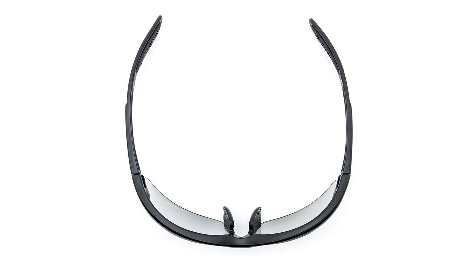 Safety Glasses with Transitions Lenses in Pewter Wraparound Frame