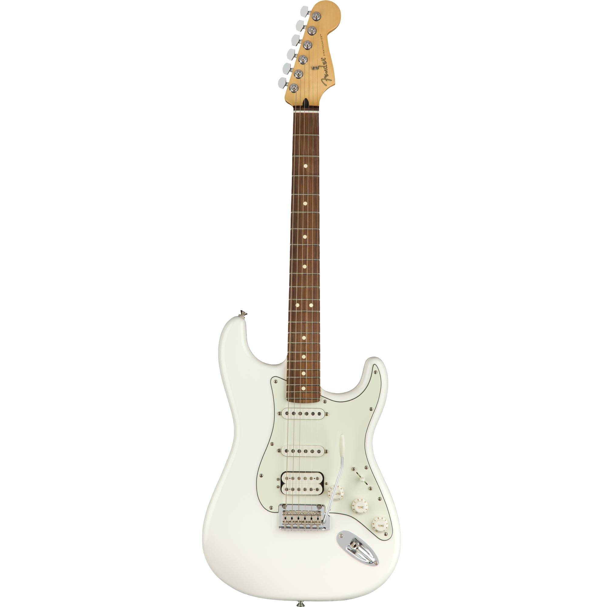 Fender Player Stratocaster HSS Electric Guitar (PAU Ferro/Polar White)