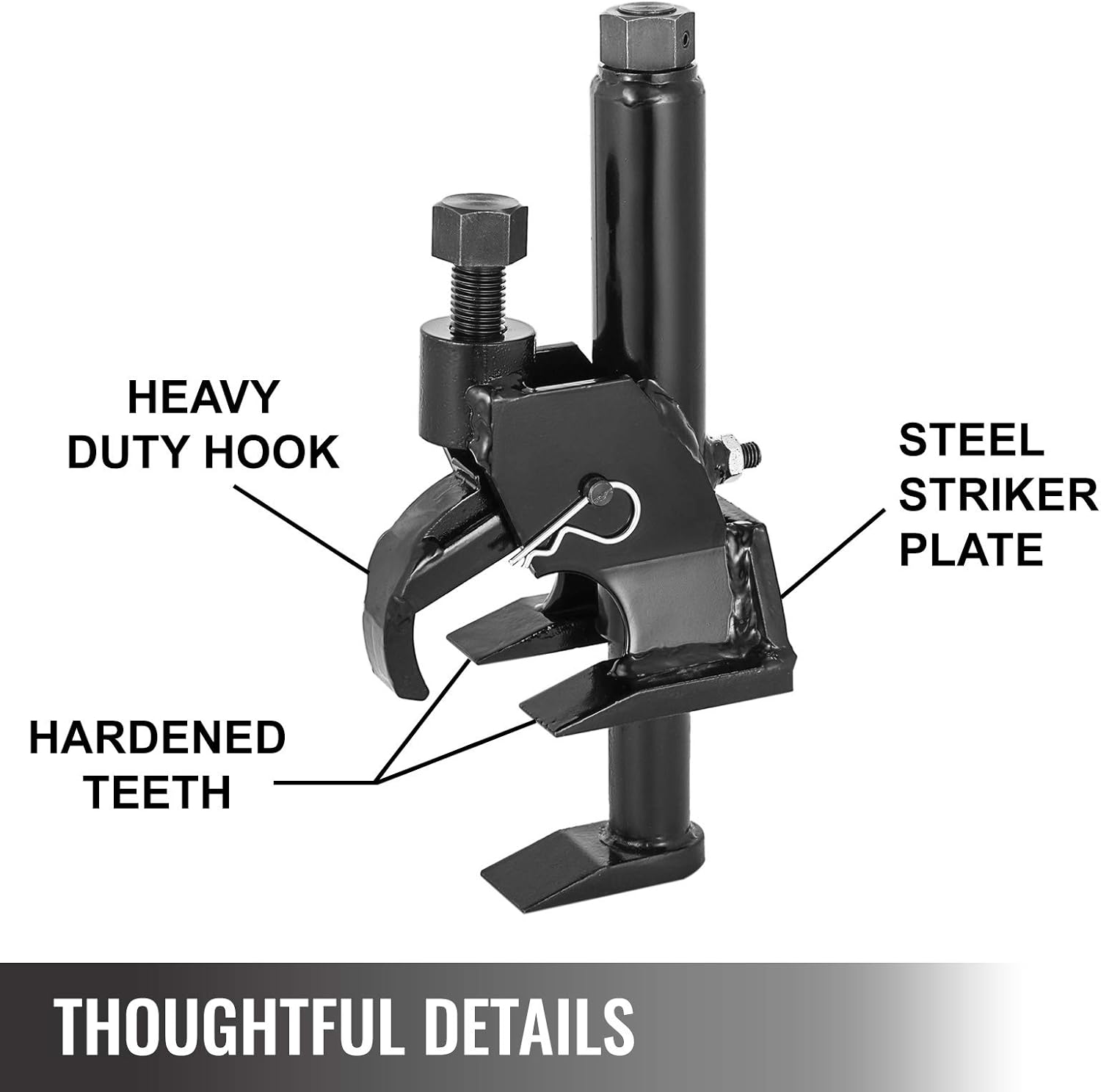 Mophorn Little Buddy Manual Tire Bead Breaker Easy-Operated Hydraulic Bead Breaker 71600 New Version Sale Cover Wrench (Black)