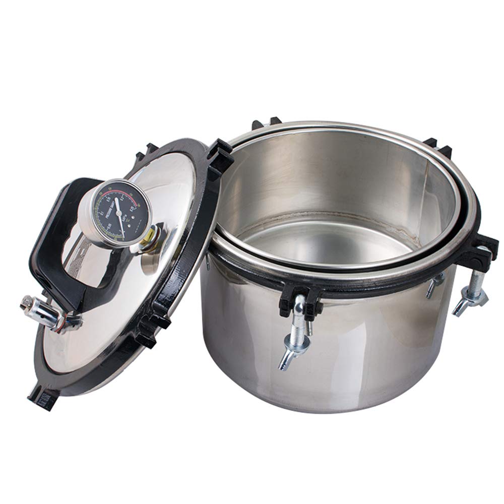Steam Autoclave Ster-iliz-er Machine, Colilove 8L Portable Steam Autoclave Ste-riliz-er De-nt-al Equipment 2Gallon Steam Lab Autoclave Machine 110V – US Fast Shipping