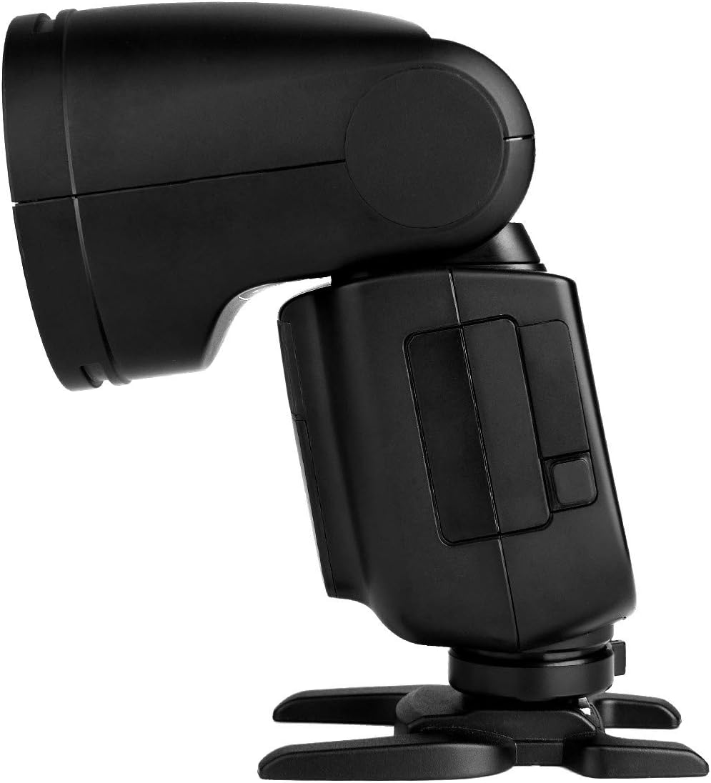 Godox V1-S Camera Flash Godox Flash Speedlite Off Camera Flash Round Head Flash for Sony DSLR Camera 1/8000 HSS, 480 Full Power Shots, 1.5 sec. Recycle Time,Rechargeable 2600mAh Li-ion Battery