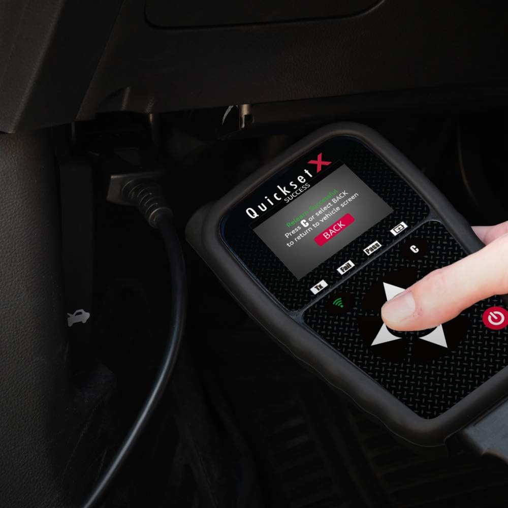 ATEQ Quickset X TPMS Activation and ECU Reset Tool Includes OBD Cable - Domestic, European and Import Vehicle Coverage up to 2020