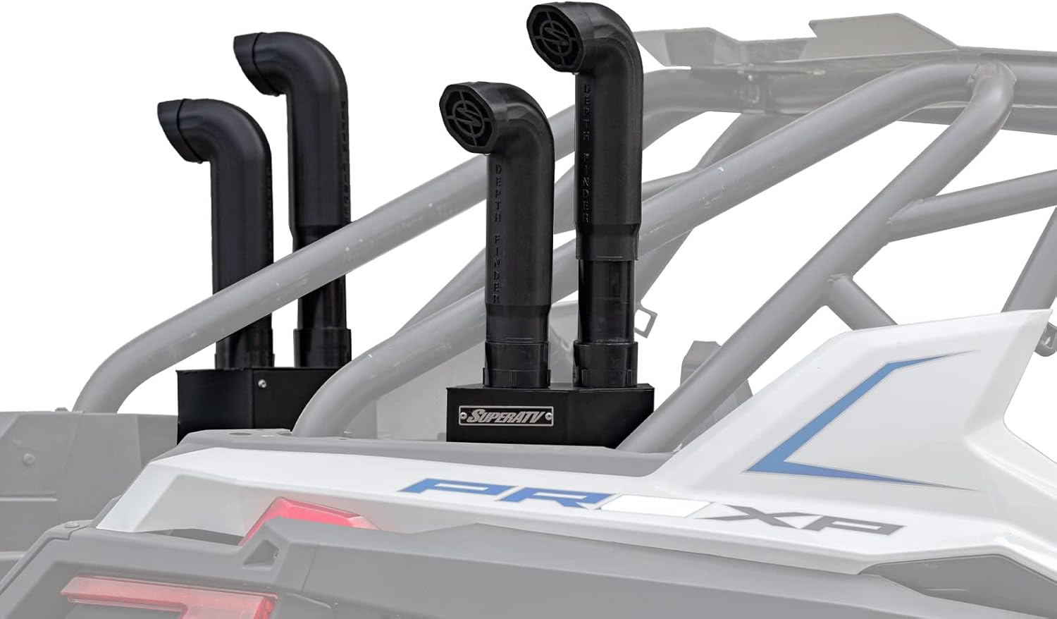 SuperATV Depth Finder Snorkel Kit for 2020+ Polaris RZR PRO XP | Includes Closed-Cell Silicone Sponge Gaskets | Raises Air Intake to Keep Water Out of Your Clutch, Engine, and Crankcase!